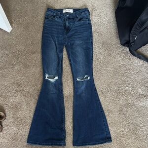 High rise flare hollister jeans
